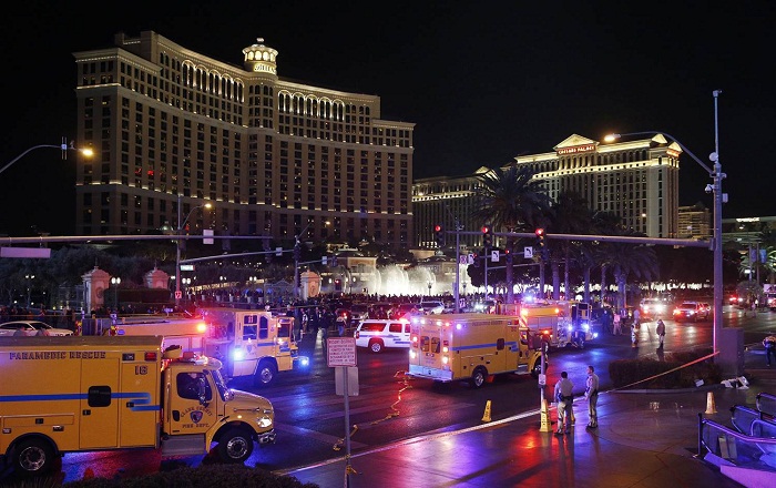 At least 1 killed, 37 injured as car runs into crowd at Las Vegas Strip